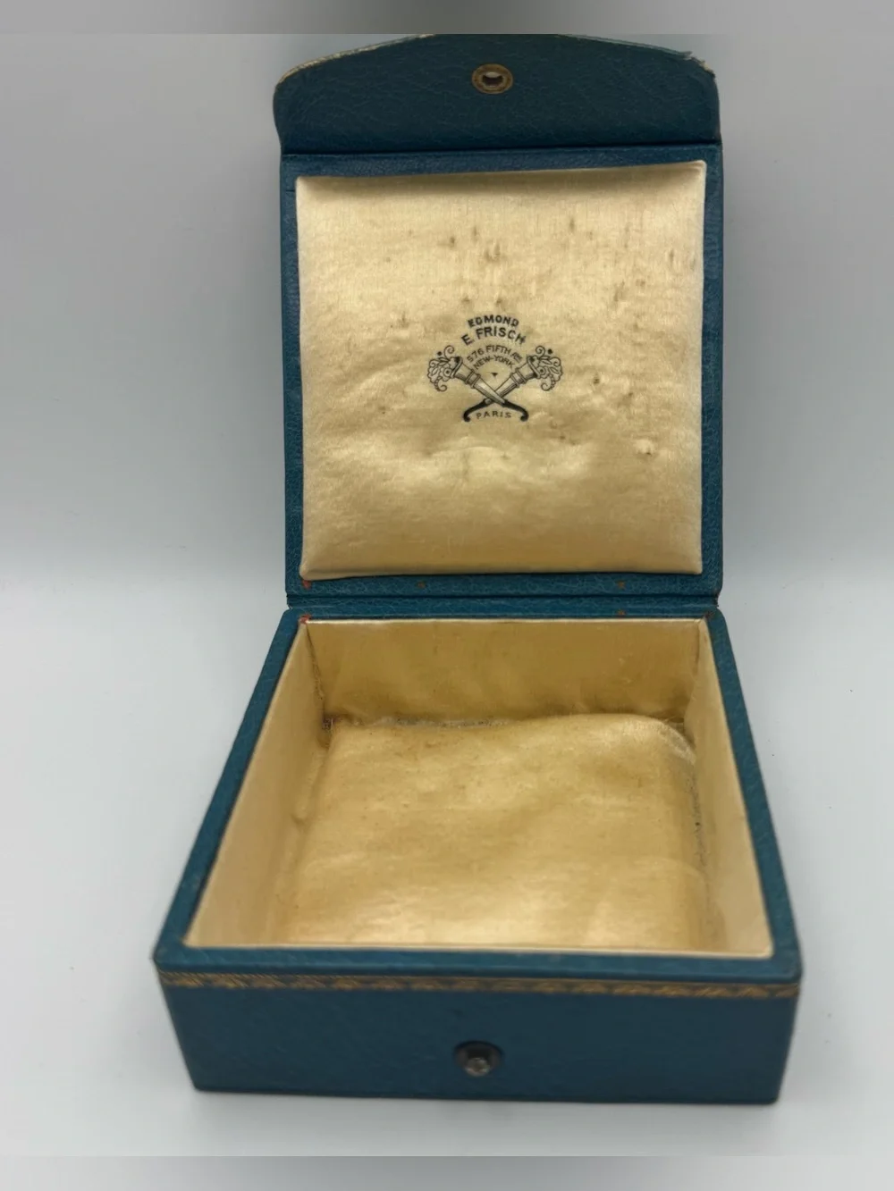 Vintage Edmond E. Frisch Jewelry Presentation Box Fifth Ave New York Paris